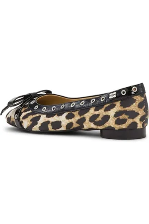 Ganni Ballerina Leopardata