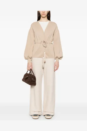 Max Mara Pantalone Ampio In Cotone