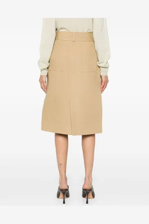 Bottega Veneta Gonna Midi In Cotone