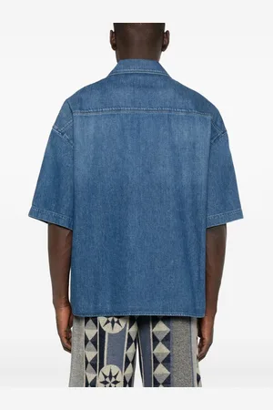 Loewe Camicia Anagram In Denim
