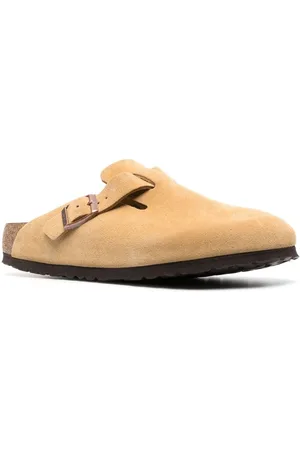 Birkenstock Slipper Boston In Pelle Scamosciata