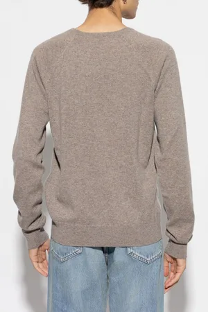 Saint Laurent Maglia Girocollo In Cashmere