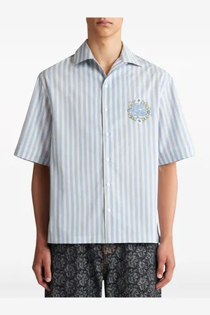 Etro Camicia In Cotone Con Logo