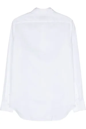 Finamore Camicia In Misto Cotone E Lino