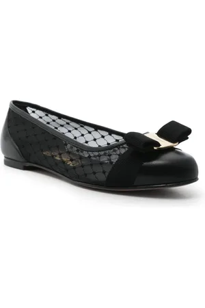 Salvatore Ferragamo Ballerina Varina In Pelle