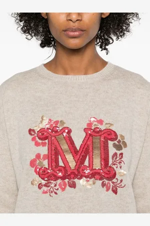 Max Mara Maglia Girocollo In Lana E Cashmere