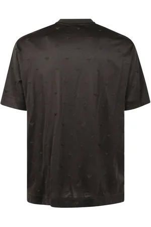 Emporio Armani T-shirt Con Logo Allover