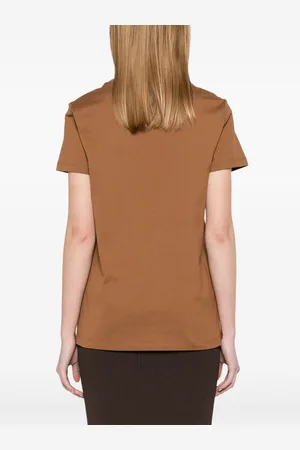 Max Mara T-shirt In Cotone Con Logo
