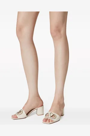 VALENTINO GARAVANI Sandalo Vlogo Cut-out In Pelle