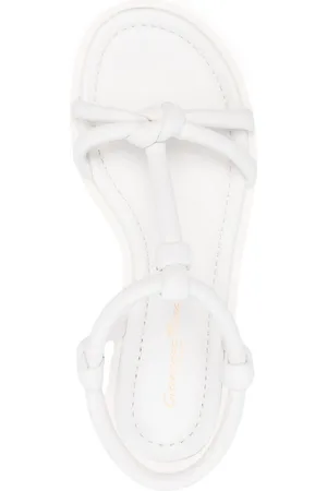 Gianvito Rossi Sandalo Marine In Pelle