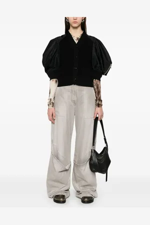 SACAI Cardigan In Cotone E Nylon