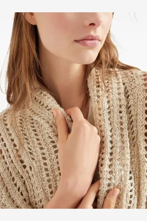Brunello Cucinelli Cardigan In Misto Lino Seta