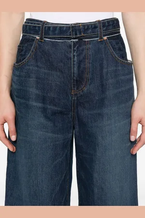 SACAI Jeans Ampio In Cotone