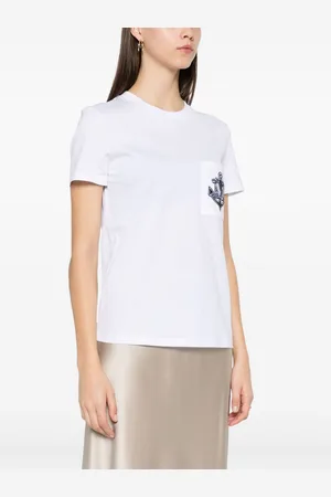 Max Mara T-shirt In Cotone