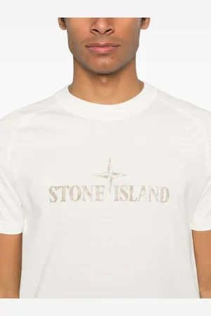 Stone Island T-shirt In Cotone Con Logo