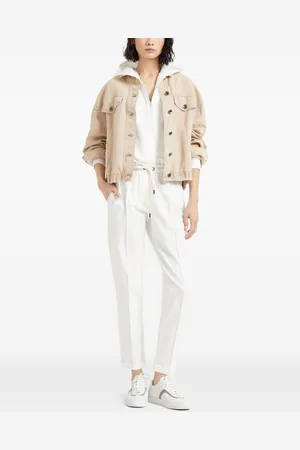 Brunello Cucinelli Top Scollo V In Cotone