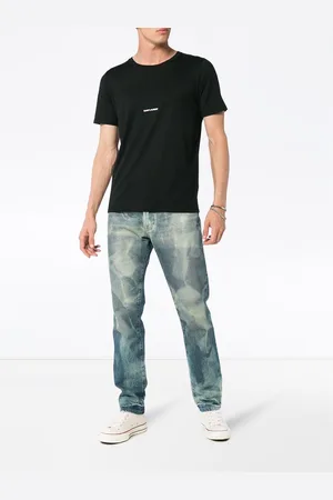 Saint Laurent T-shirt In Cotone Con Logo