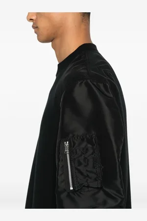 SACAI Felpa In Nylon E Cotone