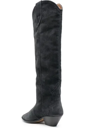 Isabel Marant Stivale Denvee In Pelle Scamosciata