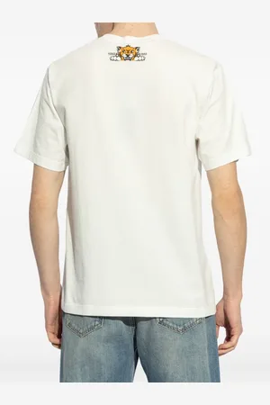 Kenzo T-shirt Happy Tiger In Cotone