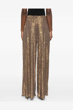 Norma Kamali Pantalone Ampio Con Paillettes