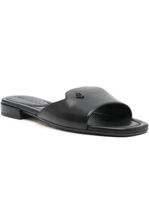 Jimmy Choo Sandalo Dina Flat In Pelle