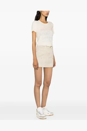 Marant Etoile T-shirt Ziliani In Cotone Con Logo
