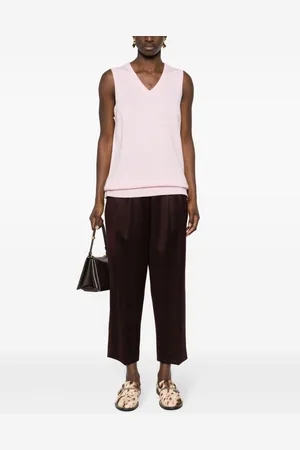 Sportmax Gilet Scollo V In Lana