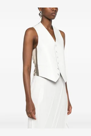 Maison Margiela Gilet In Misto Lana