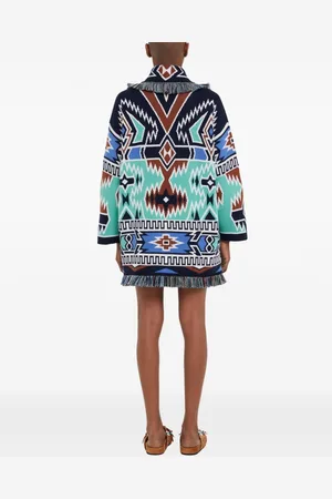 Alanui Cardigan Geometric Roots In Lana
