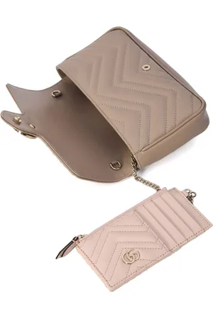 Gucci Mini Borsa Gg Marmont In Pelle