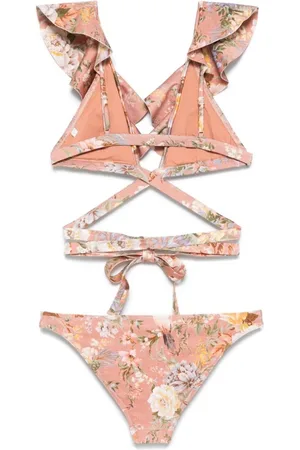 ZIMMERMANN Bikini Tallow Stampato