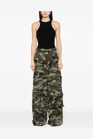 Vetements Top Smanicato In Cotone Con Logo