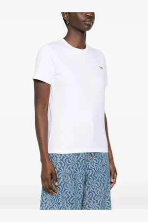 Maison Kitsuné T-shirt Baby Fox Patch In Cotone