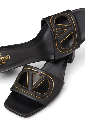 VALENTINO GARAVANI Sandalo Vlogo Cut-out In Pelle