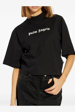 Palm Angels T-shirt Cropped Classic Logo