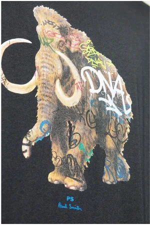 Paul Smith T-shirt Graffiti Mammoth In Cotone