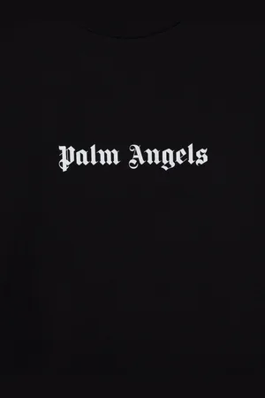Palm Angels T-shirt Classic Logo In Cotone