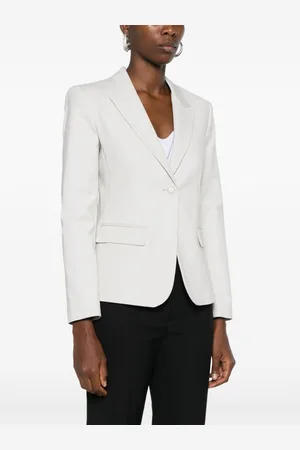 Emporio Armani Blazer Monopetto In Misto Cotone
