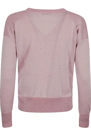 Base London Maglia Scollo A V In Misto Cotone