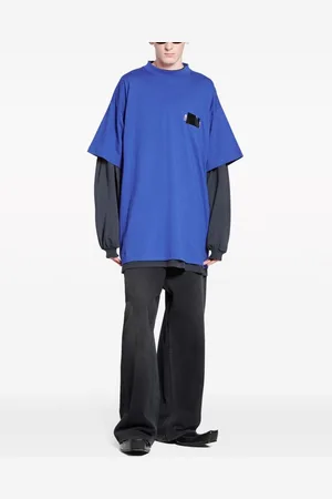 Balenciaga T-shirt Oversize In Cotone