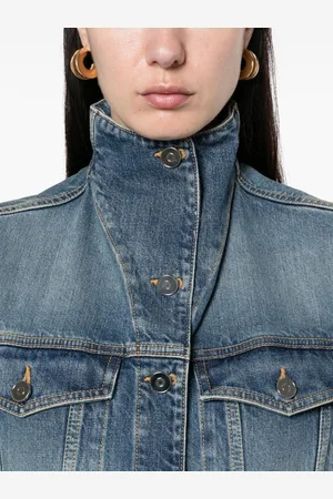 Alaïa Gilet In Jeans