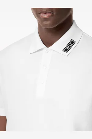 VERSACE Polo In Piquet Con Logo