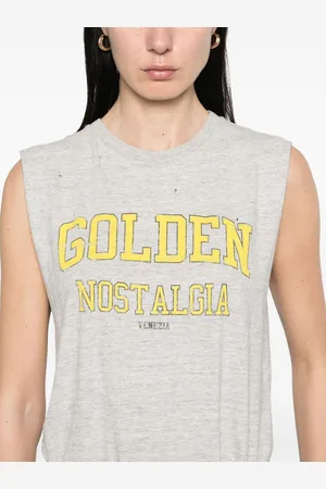 Golden Goose Top In Cotone Con Logo