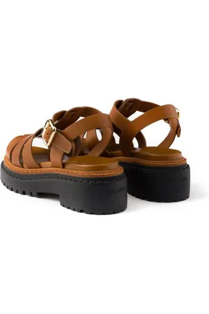 Prada Sandalo In Pelle