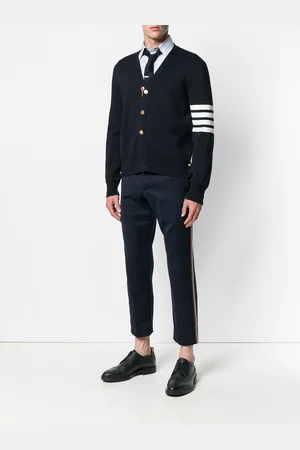 Thom Browne Cardigan Rwb In Cotone