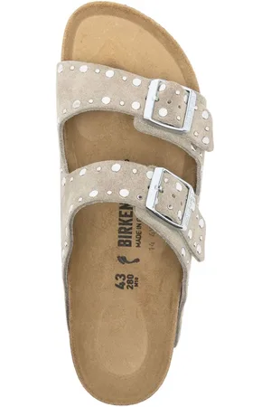 Birkenstock Sandalo Arizona In Pelle Scamosciata