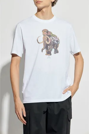 Paul Smith T-shirt Graffiti Mammoth In Cotone