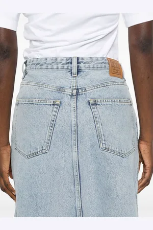 Totême Gonna Midi In Jeans