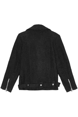 Ganni Giacca Biker In Lana